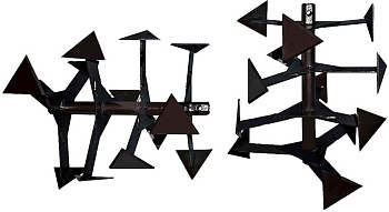 Фреза "Гусиные лапки" (шестигранник 23 мм) (комплект 2 шт.) в Находке