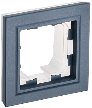 Рамка одинарная IP44 BRITE IEK маренго в Находке