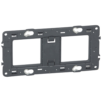 Суппорт Legrand MOSAIC 4 модуля для крепления на винтах белый в Находке