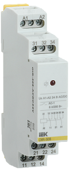 Реле промежуточное OIR 3 контакта 8А 24В AC/DC IEK в Находке