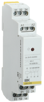 Реле промежуточное OIR 3 контакта 16А 24В AC/DC IEK в Находке