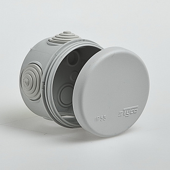 Коробка распределительная для открытой установки d=70 мм h=50 мм в Находке