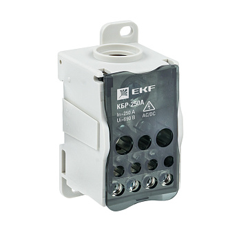 Блок распределительный КБР на DIN-рейку и монтажную панель 250A EKF PROxima в Находке