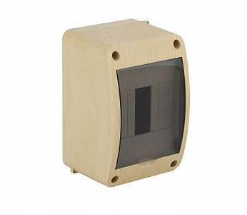 Щит распределительный навесной пластиковый ЩРН-П-4 модуля 140х90х85мм IP40 сосна в Находке