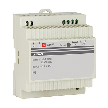 Блок питания 24В DR-45W-24 EKF PROxima в Находке