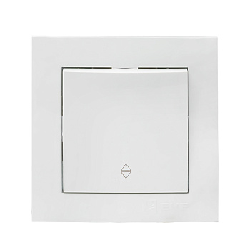 Выключатель проходной одноклавишный Валенсия EKF белый в Находке