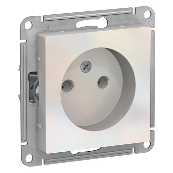 Розетка одинарная AtlasDesign SE жемчуг в Находке