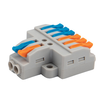 Разветвительная клемма REXANT с рычажком 2-6 0,08-4 мм с монтажной площадкой в Находке