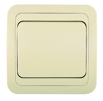 Выключатель одноклавишный МИМОЗА MAKEL крем в Находке