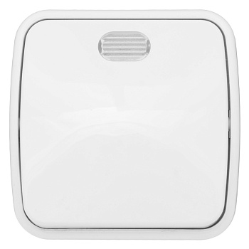 Минск Выключатель 1-клавишный ОП 10А с индикатором белый  EKF Basic в Находке