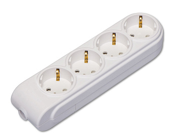 Колодка 4 места 16А 3,5кВт с з/к MAKEL в Находке